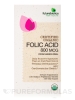 Certified Organic Folic Acid - 120 Vegetarian Tablets - Alternate View 2