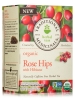 Organic Rose Hips With Hibiscus Tea - 16 Tea Bags