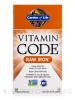 Vitamin Code® - Raw Iron - 30 Vegetarian Capsules - Alternate View 3