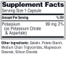 Potassium Caps - 180 Capsules - Alternate View 1