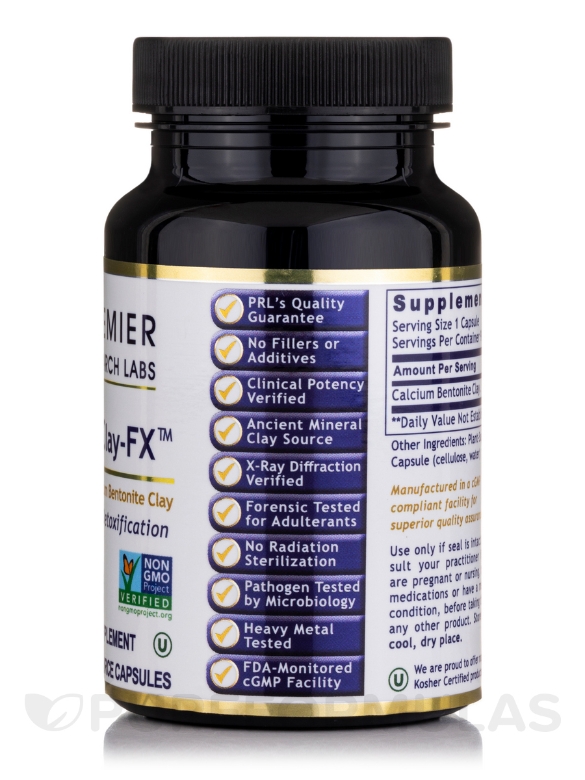 Medi-Clay-FX™ - 90 Plant-Source Capsules - Alternate View 1