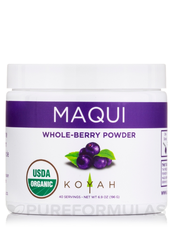 Organic Maqui Berry Powder - 6.9 oz (196 Grams)