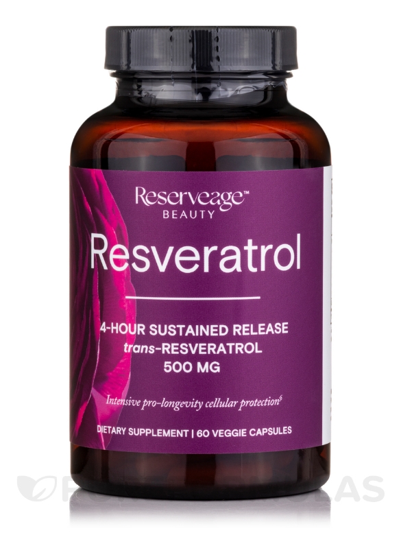 Resveratrol 500 mg - 60 Veggie Capsules - Alternate View 2