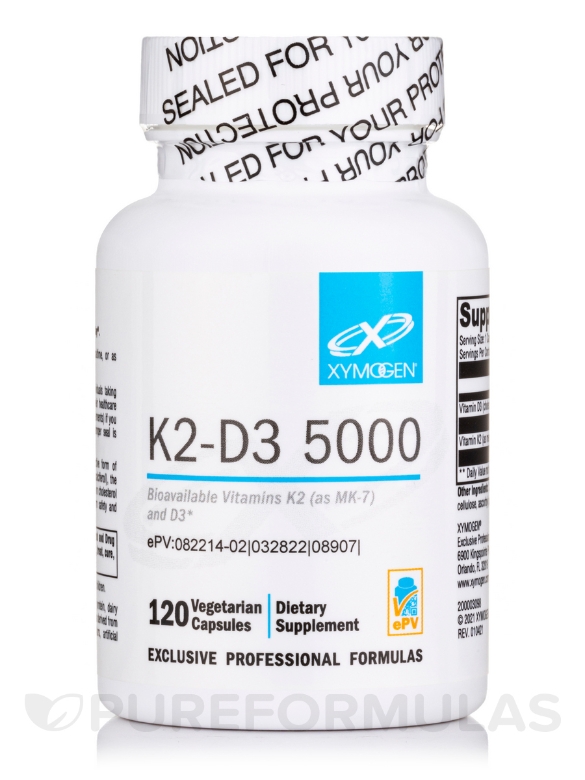 K2-D3 5000 - 120 Vegetarian Capsules