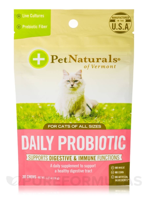 Daily Probiotic for Cats (All Sizes) - 30 Chews