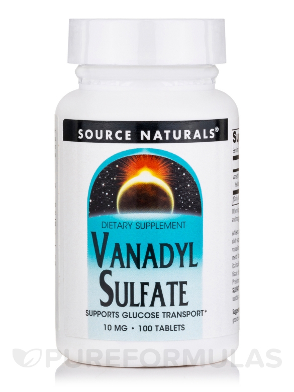 Vanadyl Sulfate 10 mg - 100 Tablets