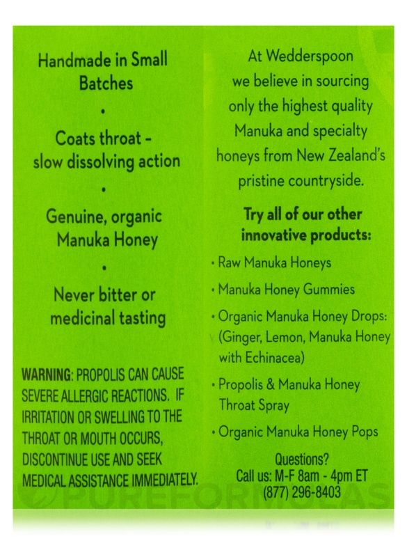 Organic Manuka Honey Drops