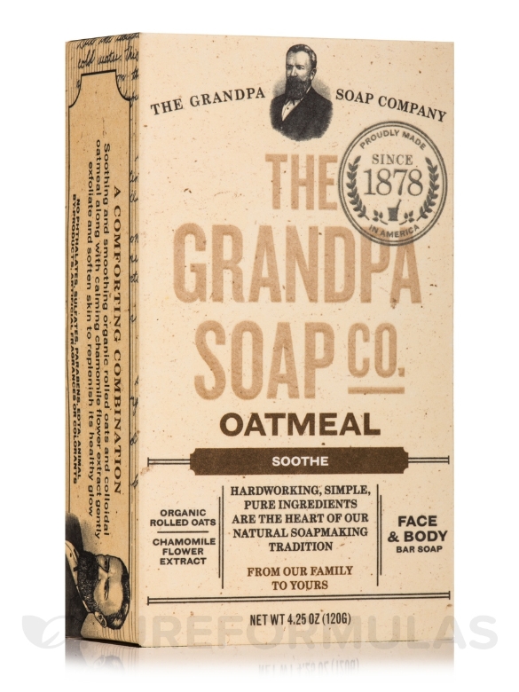 Oatmeal Bar Soap - 4.25 oz (120 Grams)