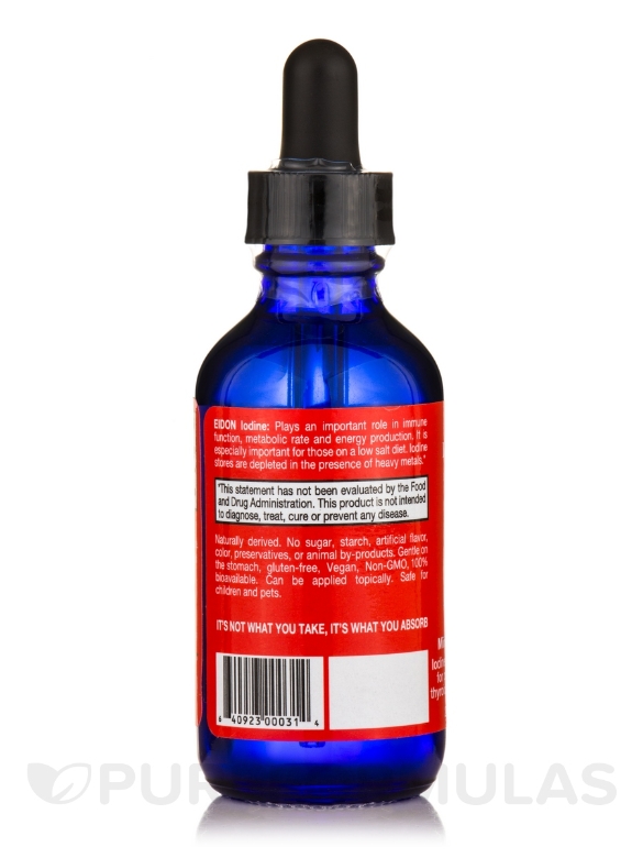 Liquid Iodine - 2 oz (60 ml) Concentrate (Glass Bottle) - Alternate View 2