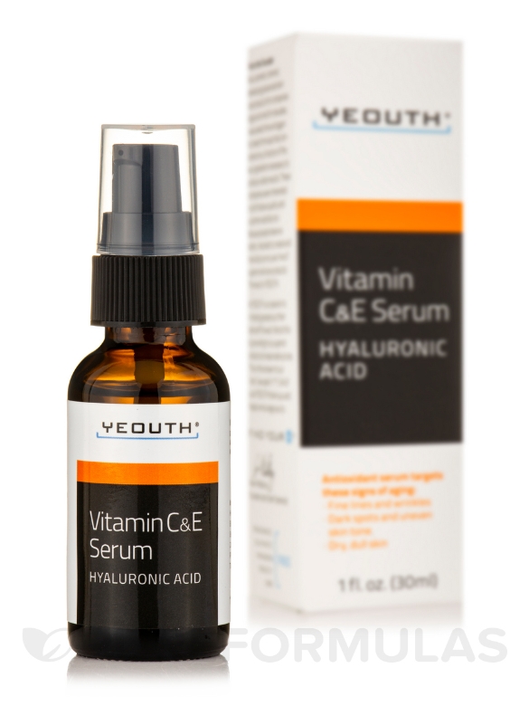 Vitamin C & E Serum with Hyaluronic Acid - 1 fl. oz (30 ml) - Alternate View 1