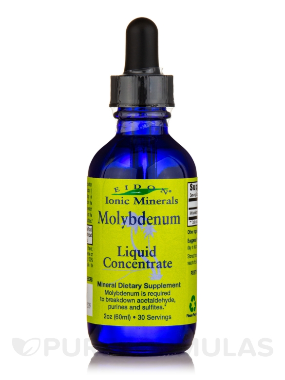 Liquid Molybdenum - 2 oz (60 ml) Concentrate (Glass Bottle)