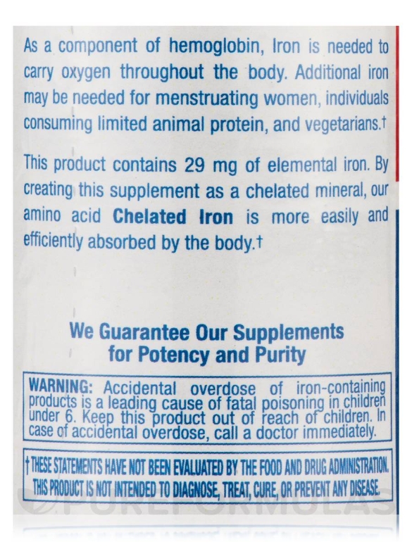 Chelated Iron 29 mg - 90 Vegetarian Tablets - Alternate View 5