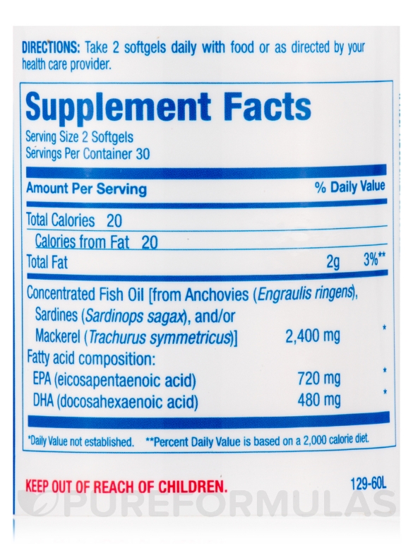 Clinical Omega-3 EPA/DHA