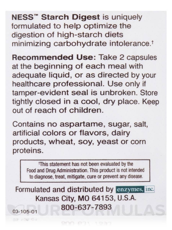 Starch Digest (Formula 2) - 180 Vegetarian Capsules - Alternate View 4