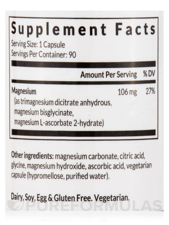 Magnesium³™ - 90 Capsules - Alternate View 4