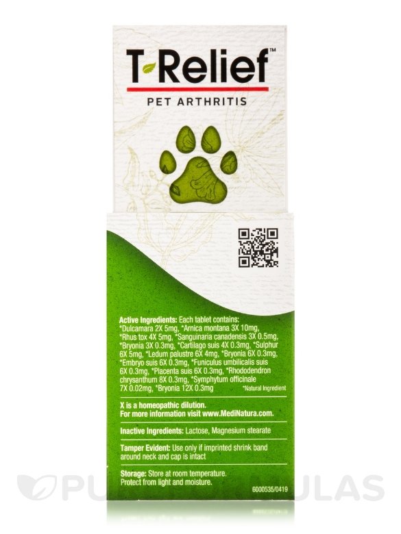 T-Relief™ Pet Arthritis Tablets - 90 Tablets - Alternate View 2