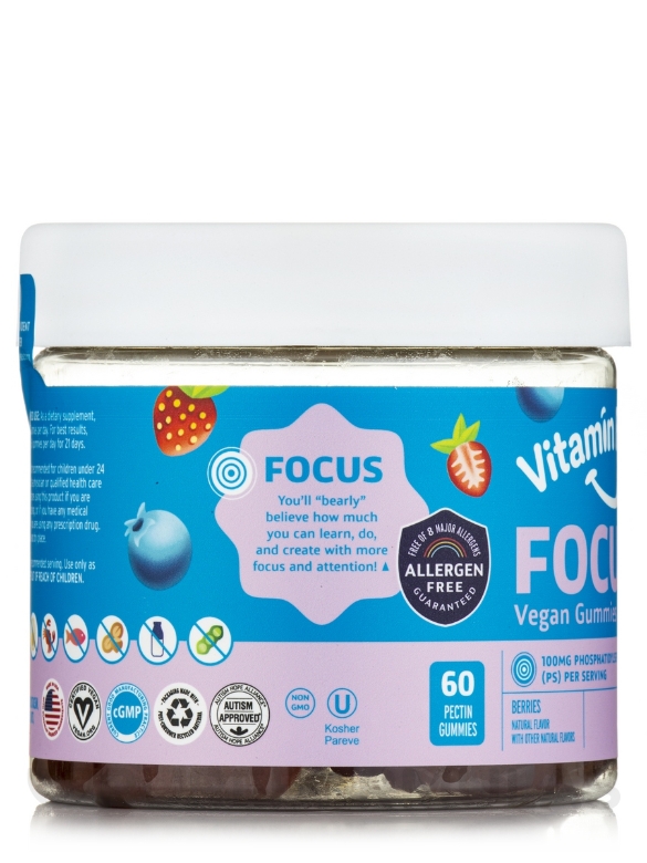 Vegan Focus Gummies for Kids