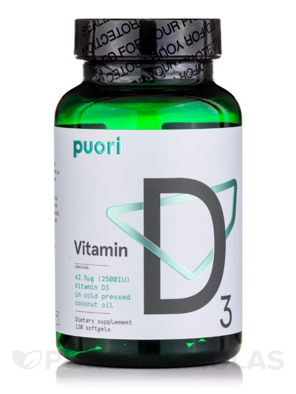 D3 - Vitamin D (2500 IU) - 120 Softgels