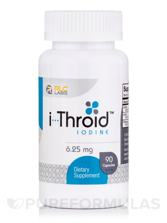 i-Throid Iodine 6.25 mg - 90 Capsules