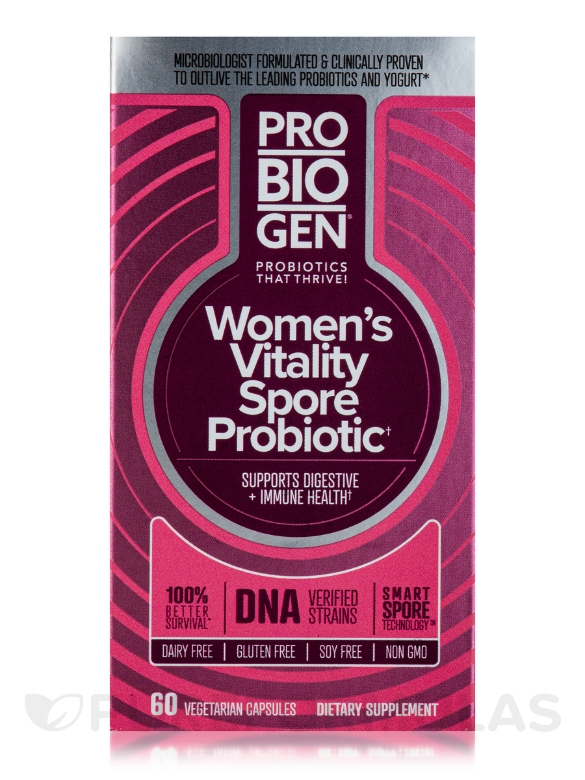 Women's Vitality Spore Probiotic - 60 Vegetarian Capsules - Alternate View 3