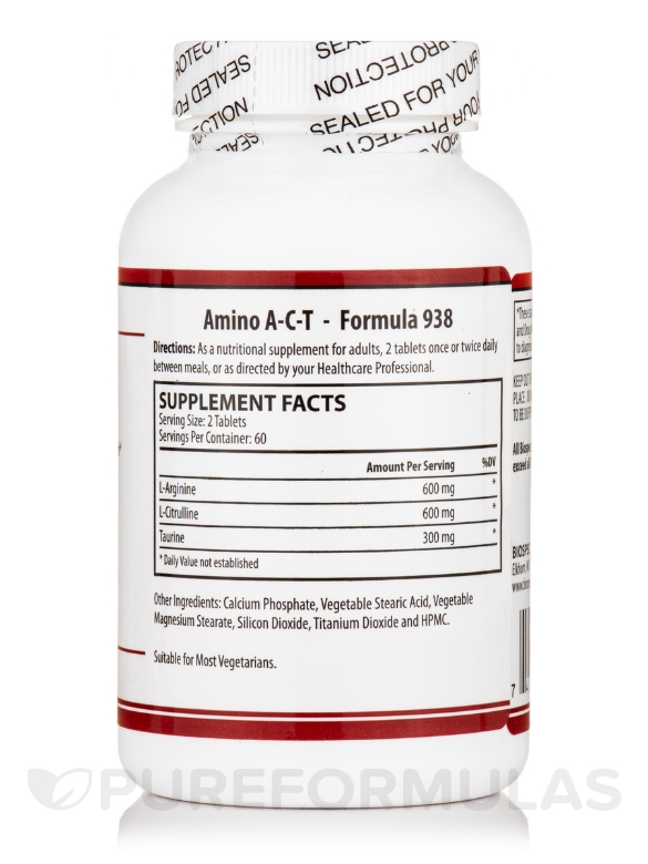 Amino A-C-T - 120 Tablets - Alternate View 1