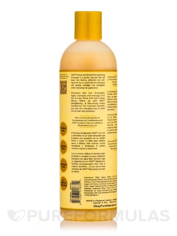 Honey Nourishing & Strengthening Shampoo - 12 fl. oz (355 ml) - Alternate View 2