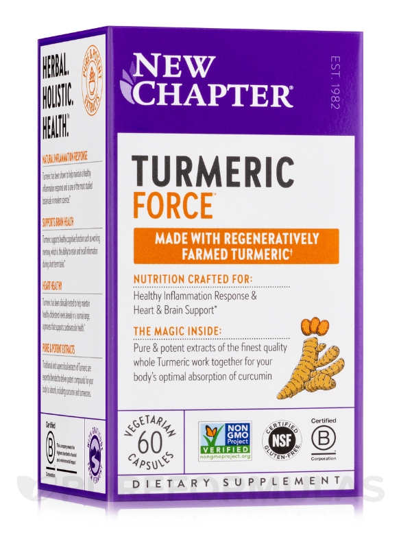 Turmeric Force® - 60 Vegetarian Capsules