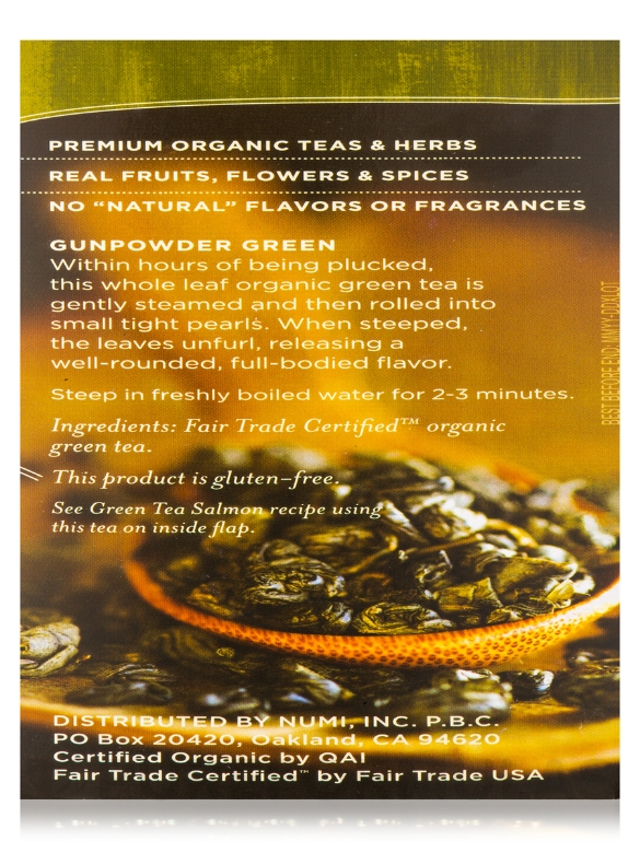 Gunpowder Green Tea - 18 Tea Bags - Alternate View 6