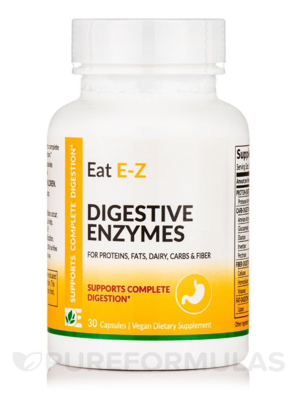 Eat E-Z - Digestive Enzymes - 30 Capsules