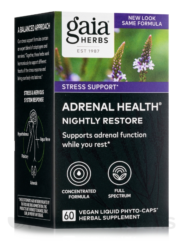 Adrenal Health® Nightly Restore - 60 Vegan Liquid Phyto-Caps®