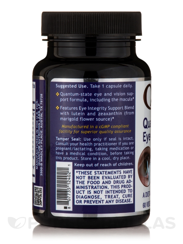 Quantum Eye Support - 60 Vegetarian Capsules - Alternate View 4