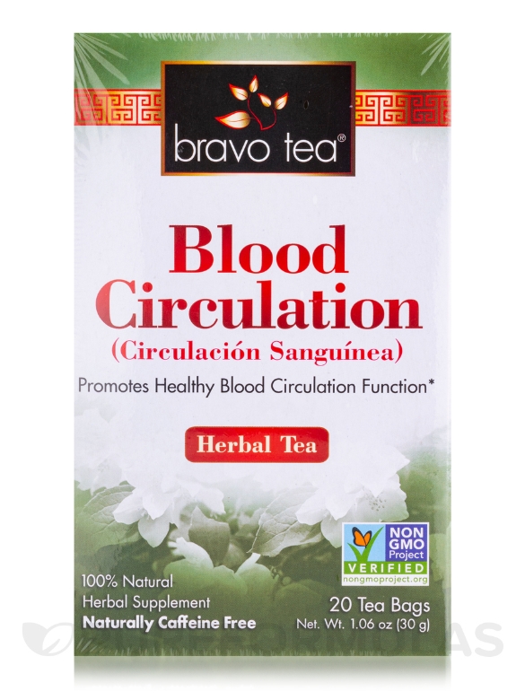 Blood Circulation Herbal Tea - 20 Tea Bags - Alternate View 1