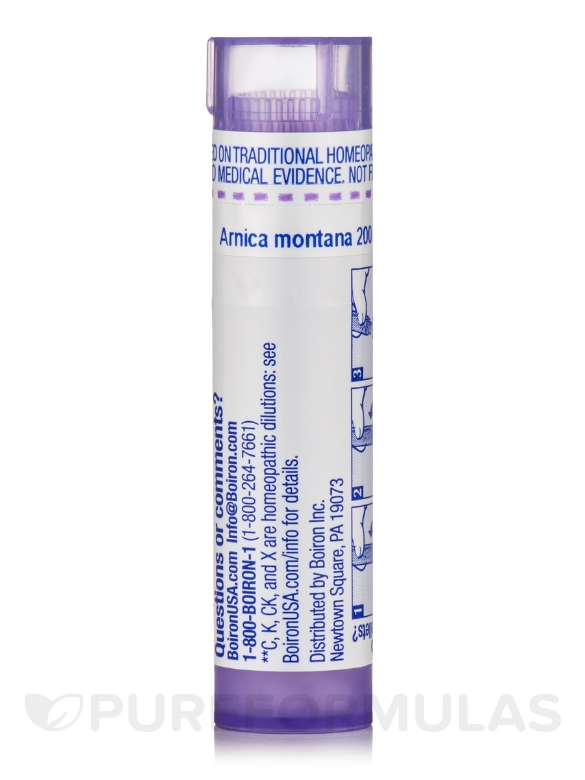 Arnica Montana 200ck - 1 Tube (approx. 80 pellets) - Alternate View 4