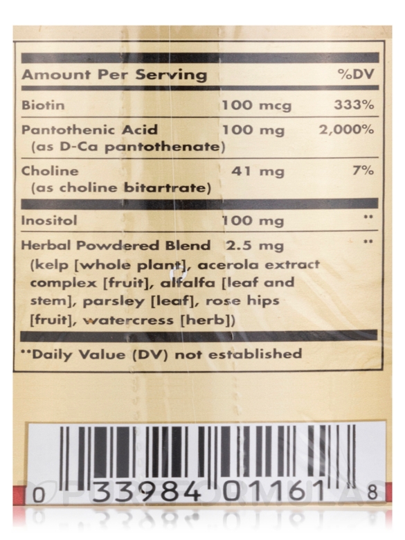 B-Complex 100 - 100 Tablets - Alternate View 5