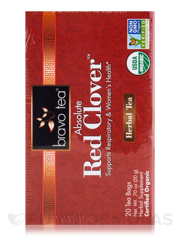 Organic Absolute Red Clover™ Herbal Tea - 20 Tea Bags - Alternate View 3