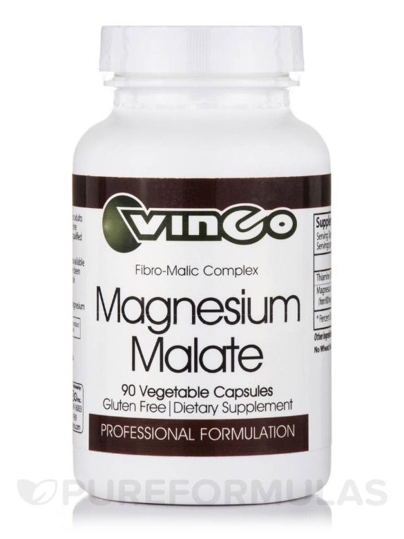 Magnesium Malate - 90 Vegetable Capsules