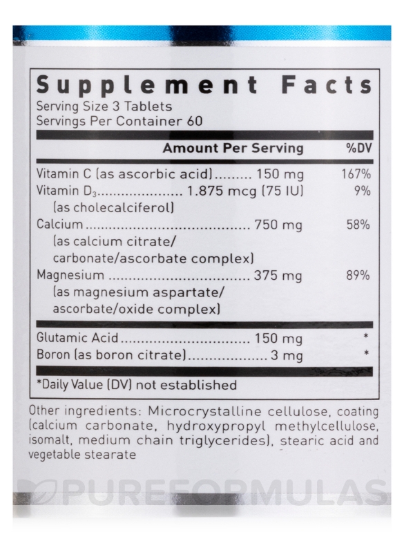 Cal/Mag 2001 (Calcium Two to One) - 180 Tablets - Alternate View 4