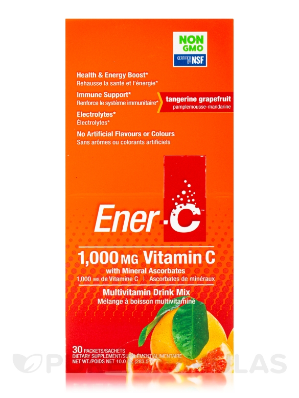 Ener-C Tangerine Grapefruit - 1 Box of 30 Packets - Alternate View 2