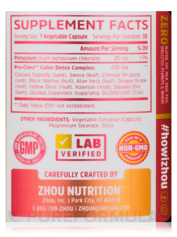 Pro-Clenz™ - 30 Veggie Capsules - Alternate View 5