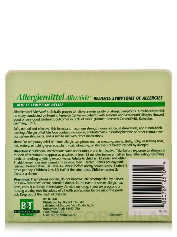 Allergiemittel AllerAide - 40 Tablets - Alternate View 1