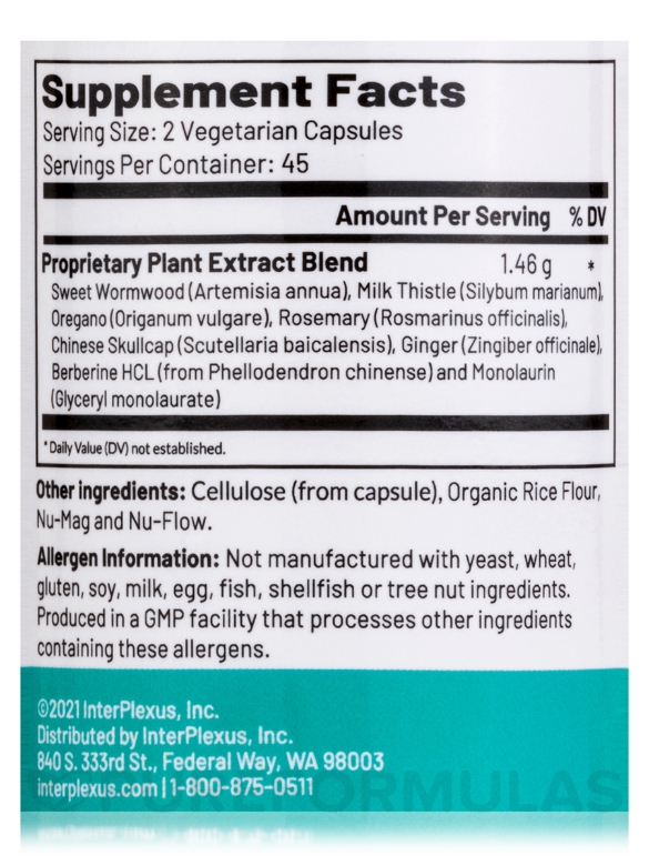 ProEnt2 Plus™ - 90 Vegetarian Capsules - Alternate View 4