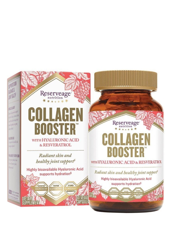 Collagen Booster™ with Hyaluronic Acid & Resveratrol - 60 Capsules