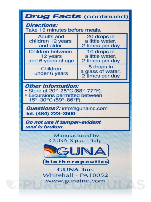 Guna-Bowel - 1.0 fl. oz (30 ml) - Alternate View 9