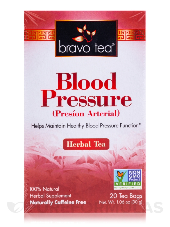 Blood Pressure Herbal Tea - 20 Tea Bags - Alternate View 1