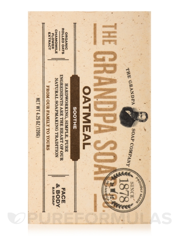 Oatmeal Bar Soap - 4.25 oz (120 Grams) - Alternate View 4