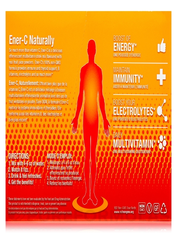 Ener-C Orange - 1 Box of 30 Packets - Alternate View 8