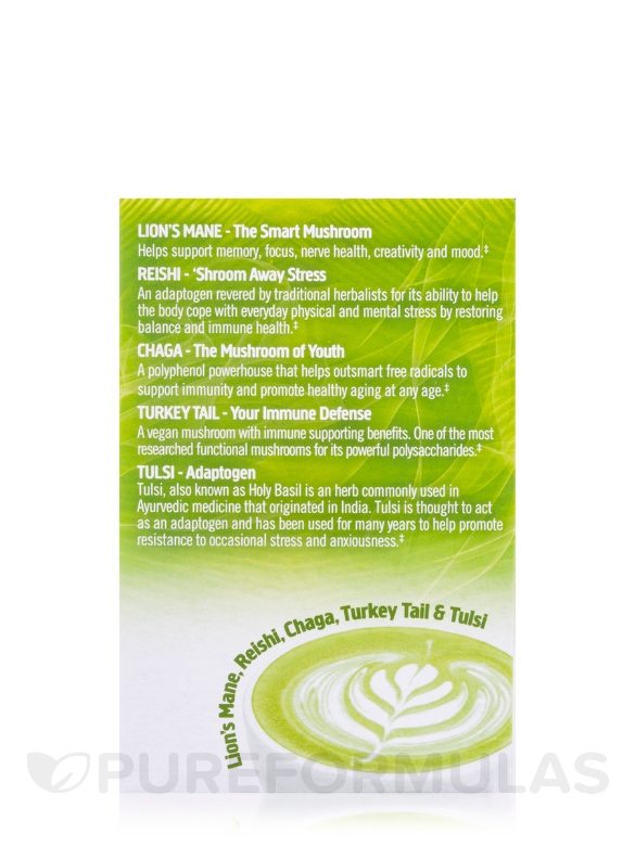 Organic Mushroom Matcha Latte Blend - 10 Packets - Alternate View 4