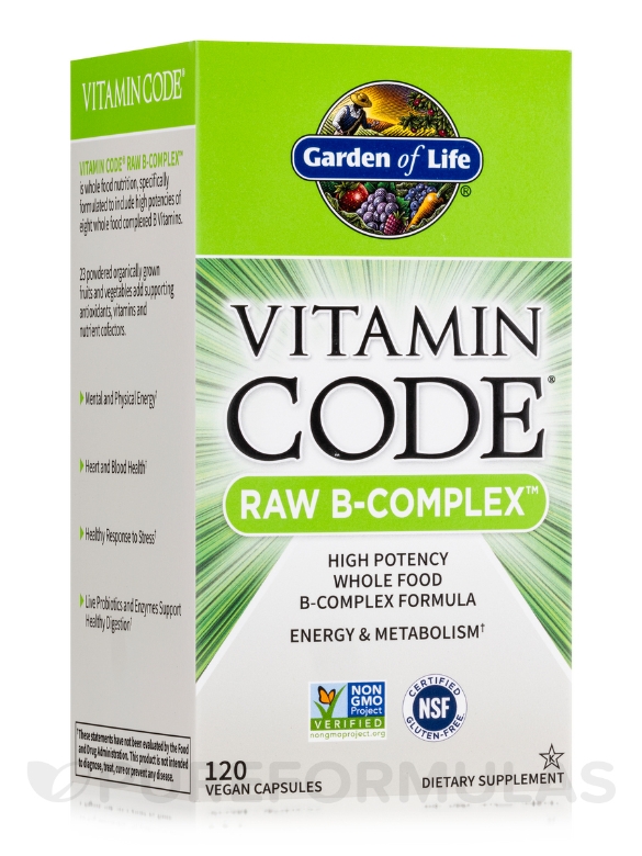 Vitamin Code® - Raw B-Complex™ - 120 Vegan Capsules