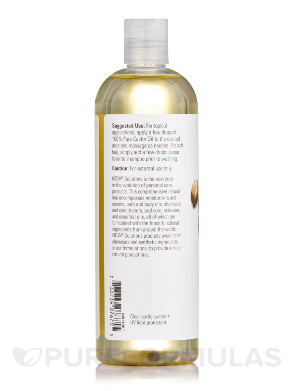 NOW® Solutions - Castor Oil - 16 fl. oz (473 ml) - Alternate View 2