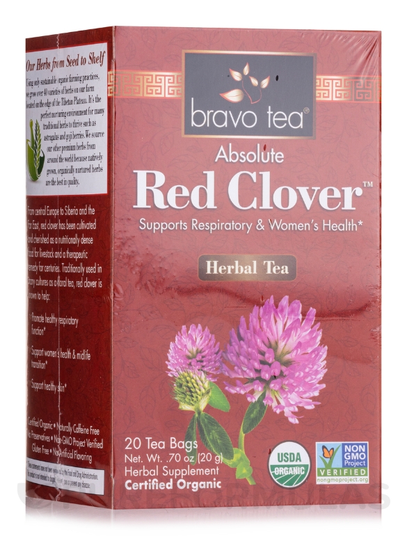 Organic Absolute Red Clover™ Herbal Tea - 20 Tea Bags